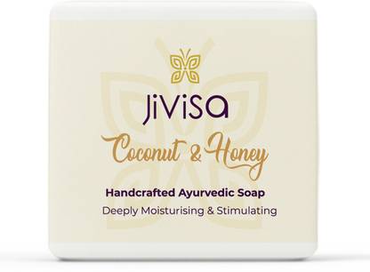 JiViSa Luxury Coconut & Honey Handcrafted Ayurvedic Soap