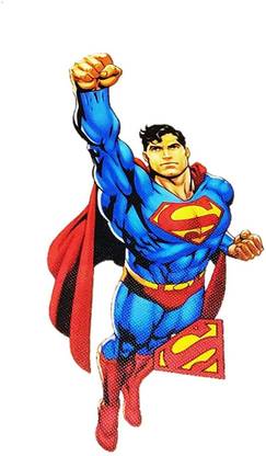 Style My Home 50 cm Boy’s Favourite Super Hero Character Wall Sticker/Wall Decal Decorative Wall Art Poster 50cm x 25cm for Kid’s Bedroom, Play Room Boys Cartoon Wall Sticker Ideal Gift for Kids/Boys Self Adhesive Sticker