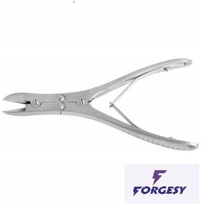 Forgesy Bone nibbler double action pack of 1 pcs Surgical Bone Cutter