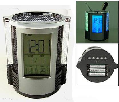 Hetai Digital Black Clock