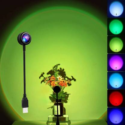 Paradox 360Degree Rotation USB Sunset Projection lamp with 7 colors Home Decor P3 Night Lamp