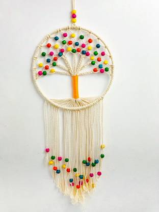 The Macrame Corridor Wooden Beads, Steel ring, Cotton Cord