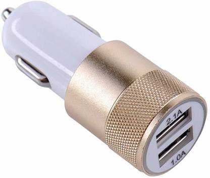 D best Printed 3.1A Dual Port Car Charger for Samsung Galaxy S9 Plus Car Charger | High Speed Rapid Fast Turbo Metal Android & Tablets Car Mobile Charger Airwalker
