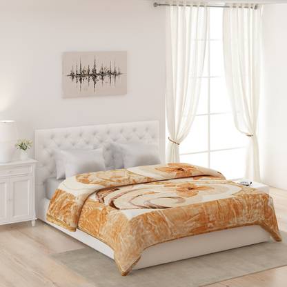 MONTE CARLO Printed Double Mink Blanket for  Heavy Winter