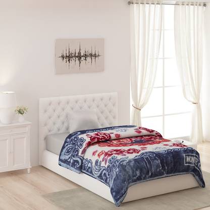 MONTE CARLO Printed Single Mink Blanket for  AC Room