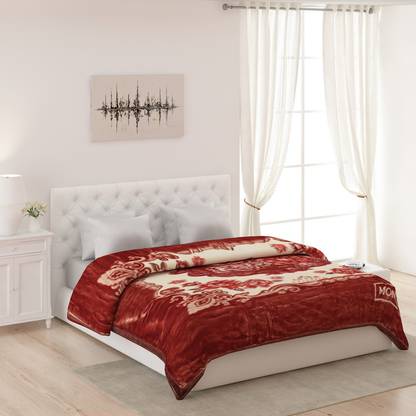 MONTE CARLO Printed Double Mink Blanket for  Heavy Winter