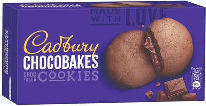 Cadbury Chocobakes Choc Filled Cookies, 150 g Truffles