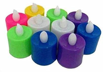 WunderVoX XVI®-329-TG-LED Candles for Decoration On Diwali, Home and All Festivals Candle