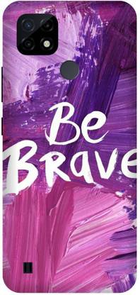 Zaplab Back Cover for Realme C21, RMX3201, Brave Printed Back Cover