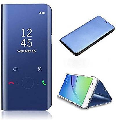 Rasmika Flip Cover for Samsung Galaxy S10 Plus Mirror Glass Flip Cover