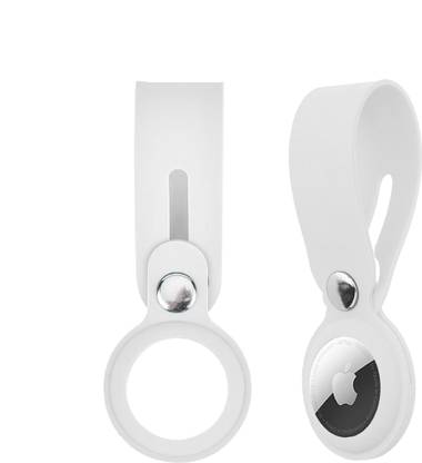 Ineix Front & Back Case for Apple Airtag, Silicone Loop Protective case