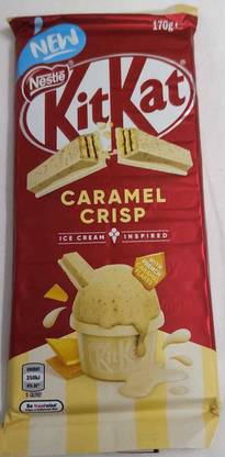 NESTLE Kitkat Caramel Crisp Ice cream Inspired Imported 170gms Bars