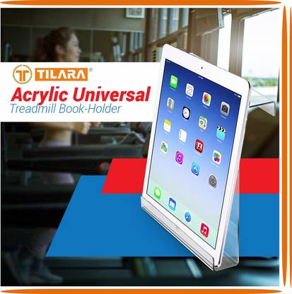 TILARA 1 Compartments Acrylic Treadmill Book Holder