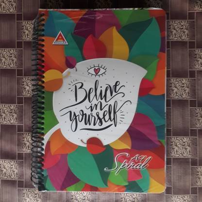 Ashoka PTC A4 Spiral A4 Notebook Ruled 800 Pages