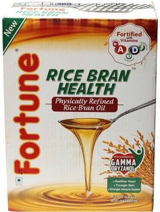 FORTUNE Rice Bran Oil 15 L Jar Sunflower Oil Mason Jar