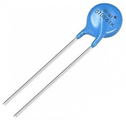gobagee Branded MOV 5 pcs 7D561K 470 Volt Metal Oxide Varistor Voltage Dependent Resistor Electronic Components Electronic Hobby Kit