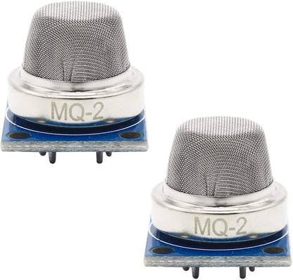Manushre Manas Enterprises MQ2 DC 5V Propane Ethanol i-Butane Methane Alcohol Gas Sensor Detection Module for Arduino(Pack of 2) Electronic Components Electronic Hobby Kit
