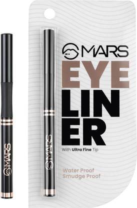 MARS Long Lasting, Non Cracking, Smudgeproof Pen Eyeliner with ultra fine tap 1.5 ml