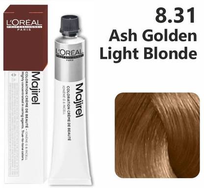 MAJIREL Professionnel Hair Color No. 8.31 , Ash Golden Light Blonde - 49.5gm