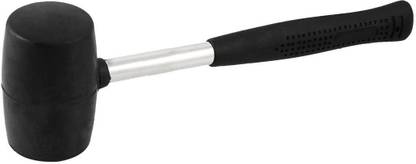 GSK Cut Rubber Mallet Professional Rubber Mallet Hammer Ergonomic Handle Comfortable Grip, Durable Weight: 12oz/350g Mallet