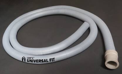 LSRP's Universal Fit 2 Meter Washing machine Front Loading Outlet Pipe Corrugated Plastic Outlet/Drain/Extension Hose For Front Loading Washing Machine Hose Pipe