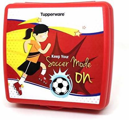 TUPPERWARE R S ENTERPRISES Soccer Sandwich Keeper Set ( MULTI- COLOR) 1 Containers Lunch Box