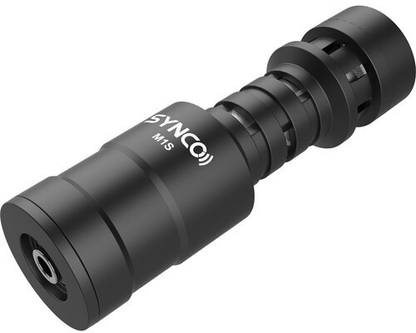 SYNCO Mic-M1S Ultracompact Camera-Mount Shotgun Microphone with Shockmount Microphone