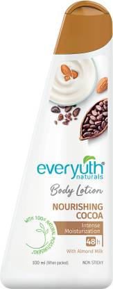 Everyuth Naturals Body Lotion Nourishing Cocoa| 48 hr Moisturization|Long-lasting|Quick Absorbing