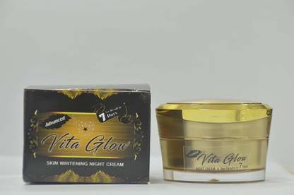 vita glow Glutathione Skin Whitening Night Cream with Security Seal & Code 30g