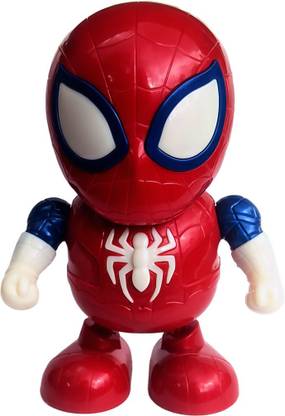 SQUIDSY Super Hero Bot Spiderman Dancing Robot with Colorful Lights and Music Can Move Left and Right, Dancing Robot Endless Fun for Kids
