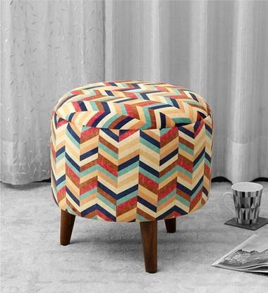 Globally Indian Fabric Standard Ottoman