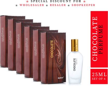 Wildplay Set of 6 Chocolate 25ml perfumes Perfume  -  150 ml