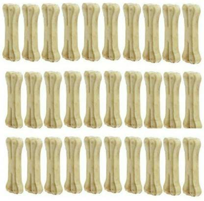 CatSy Rawhide Dog Chew Bone (3 Inches Pack of 36 Bones) Chicken Dog Chew