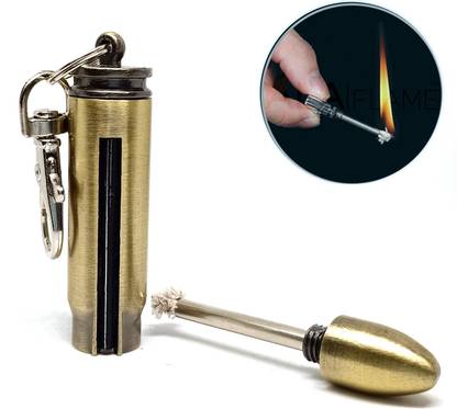 Point Zero Waterproof windproof Bullet Design match Stick Flint Cigarette Pocket Lighter