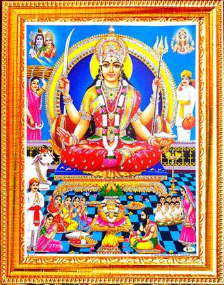 SUNINOW SANTOSHI MATA PHOTO FRAME Religious Frame