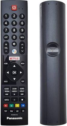 vcony Remote with Google Assistance (Voice Function) and Netflix, for PANASONIC Android 4K LED TV. Panasonic Remote Controller