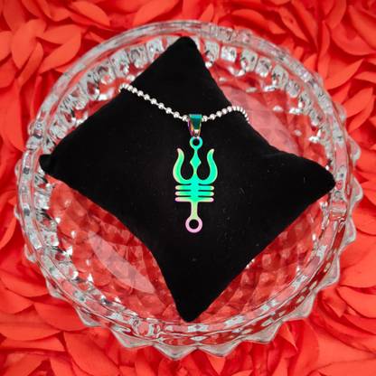 Om locket with trishul clearance