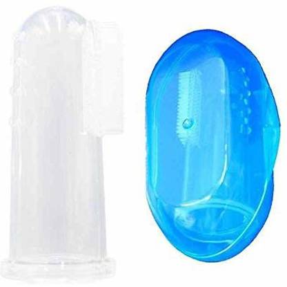 Triple B Finger Toothbrush Silicone Toothbrush+ Box for Teether