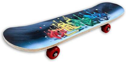 SAMTA ENTERPRISE Complete Skateboards- Standard Skateboards for Beginners Kids Boys Girls Teenager Skate Board, Skateboards 6 inch x 23 inch Skateboard