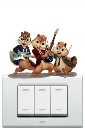 skgraphics 15 cm Cartoon Squirrel Wall sticker Self Adhesive Sticker