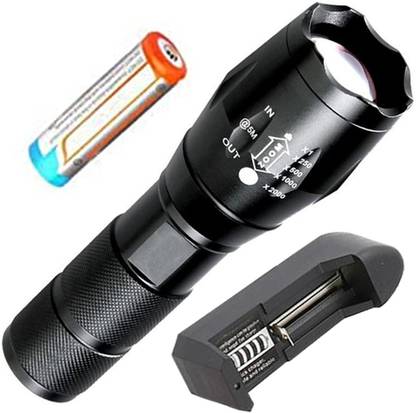 SMALL-SUN Professional 700 Mtr range high power waterproof heavy duty flashlight torch for everyday use Torch