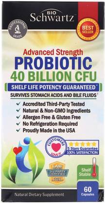 BioSchwartz Probiotic 40 Billion Cfu - 60 Capsules
