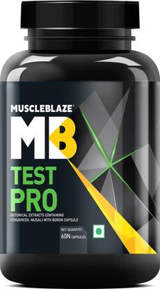 MUSCLEBLAZE Test Pro- Natural Testosterone Booster Supplement for Men