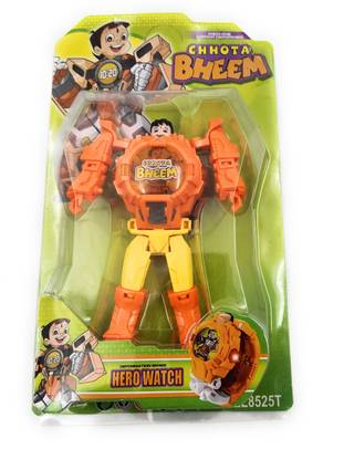 MABS Chota Bheem Robot converting Digital Wrist Watch