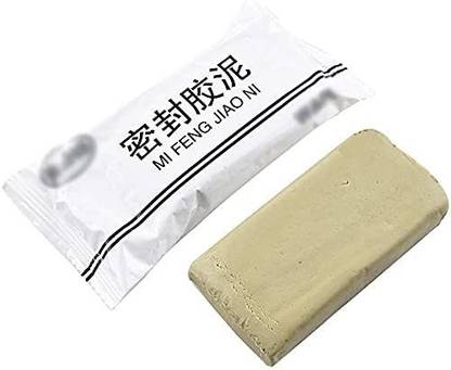 Tomex Crack Repair Strong Sealant Clay | Wall Repair Sealant Clay | Hole Repair Sealant Clay | Pipe Sealing Mud | Waterproof Repair Sealing Clay | Quick Mending Mud | Wall Hole Sealing Mud | Household Air Conditioning Hole Sealant Mud for Pipe Connection, Air Conditioning Holes | (Set Of 1) | 140 G Adhesive