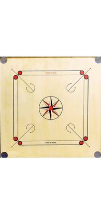 KOODOX PREMIUM FULL SIZE(32 INCH) CARROM BOARD WITH COINS,STRIKER AND POWDER 81.04 cm Carrom Board