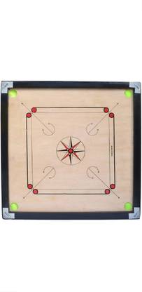 KOODOX CLASSIC FULL SZE(32 INCH) CARROM BOARD WITH COINS,STRIKER AND POWDER 81.04 cm Carrom Board