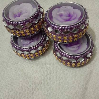 Sk Creation deco candiles set of 4 Candle