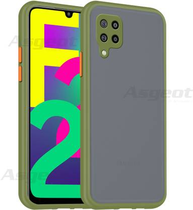 Asgeot Back Cover for Samsung Galaxy M32 Back Case Full Camera Protection Smoke Matte Finish Cover