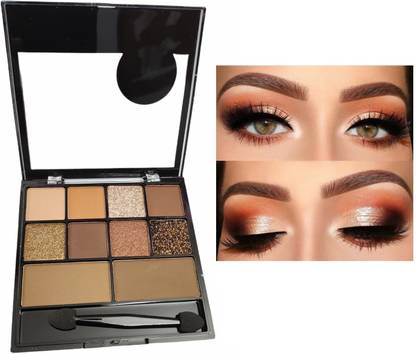 ADJD Highly Pigmented Eye Makeup Palette , Matte Shimmer Metallic Eyeshadow Pallet Long Lasting. 14.3 g
